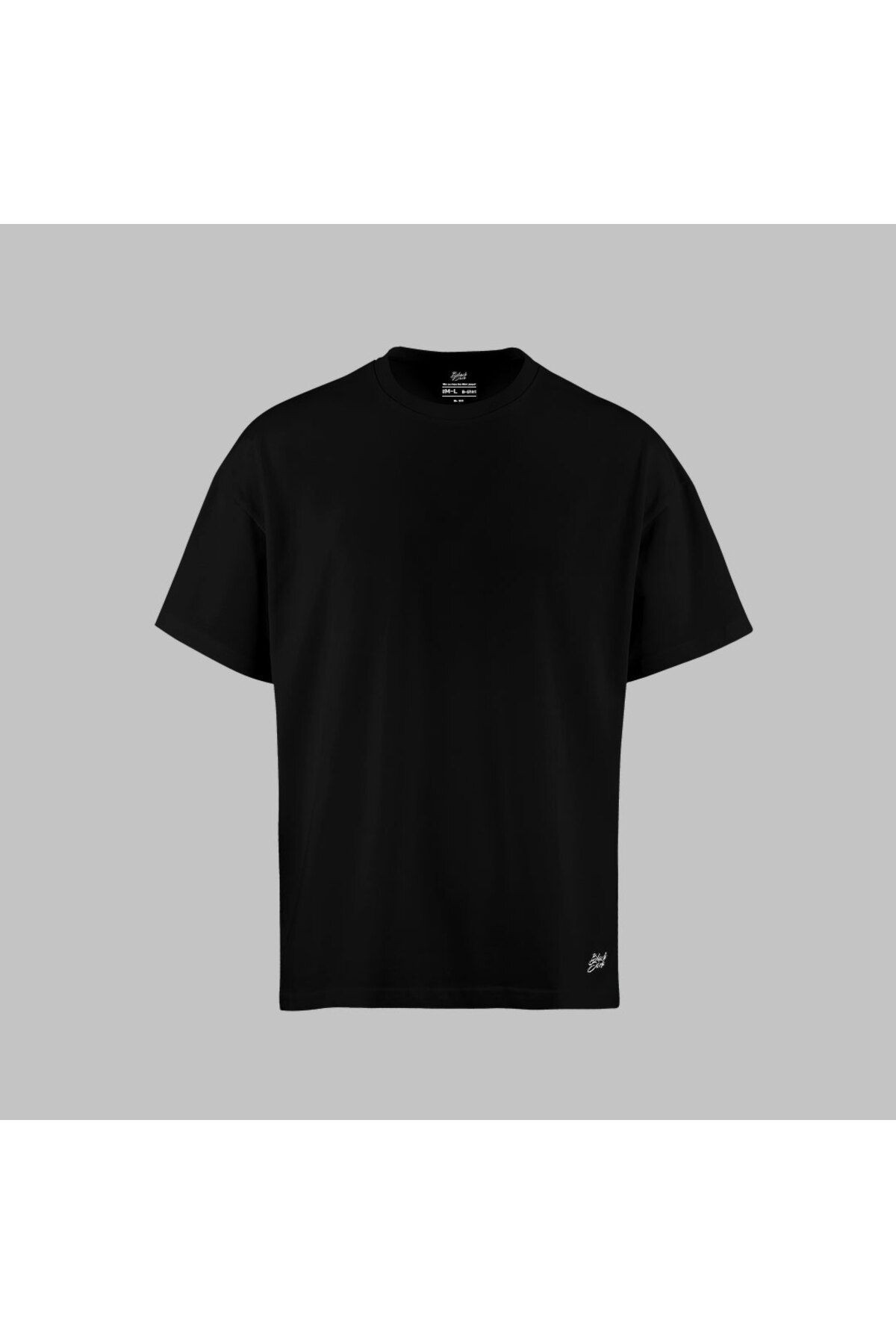 Oversize B-Shirt Siyah