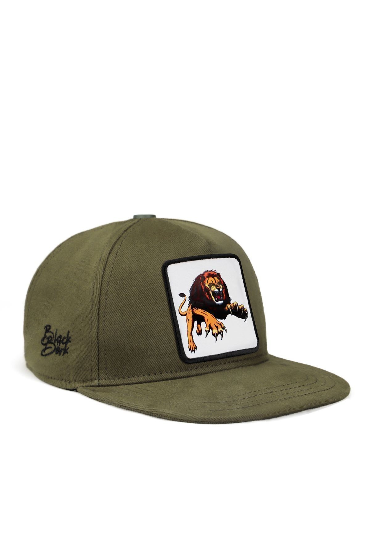 Hip Hop Kids Aslan Logolu Haki Çocuk Şapka