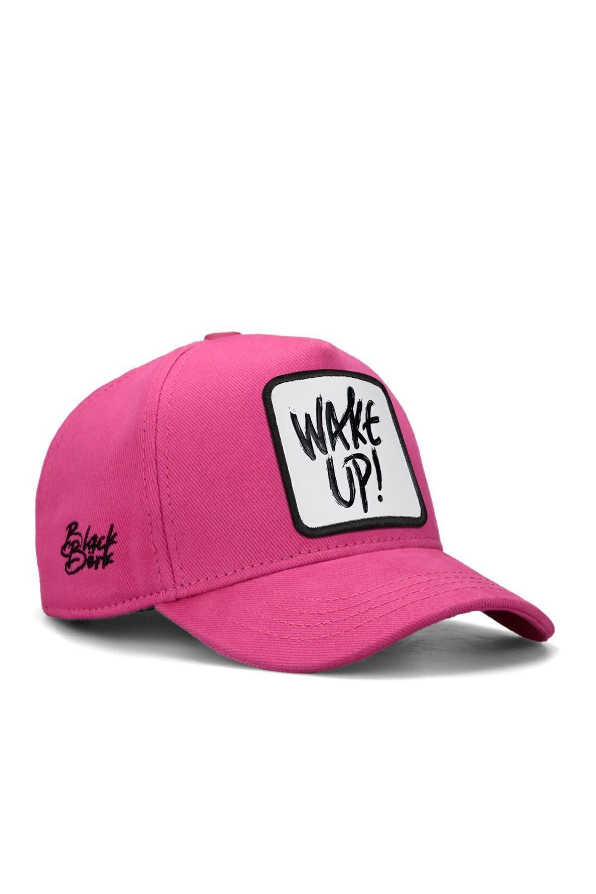 Kids Wake Up Logolu Pembe Çocuk Beyzbol Şapka
