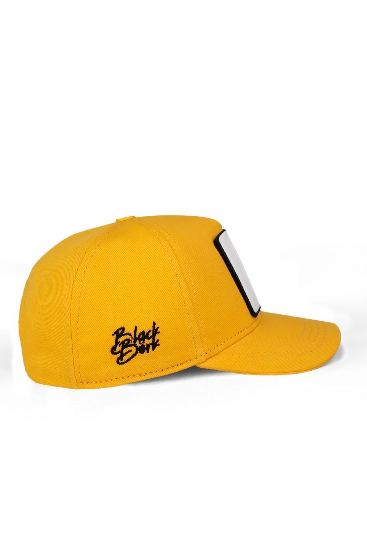 Kids Kovboy Logolu Sarı Çocuk Beyzbol Şapka