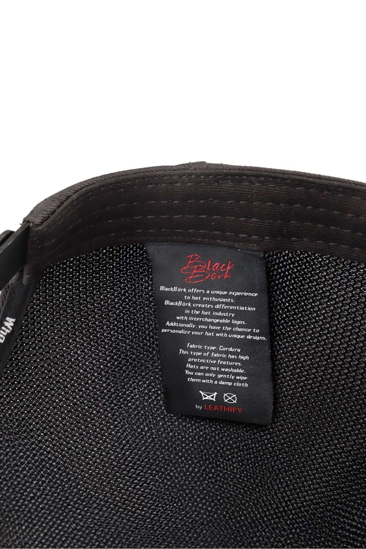 Cordura Limited Edition Logolu Siyah Trucker Şapka