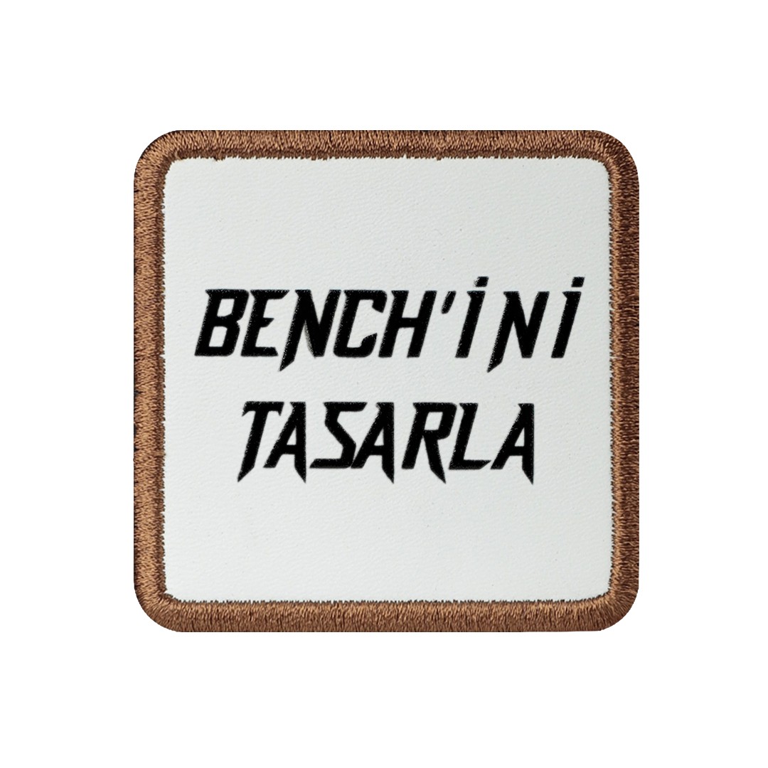 V1 Beyaz-Camel Benchini Tasarla Unisex Bench (Patch)