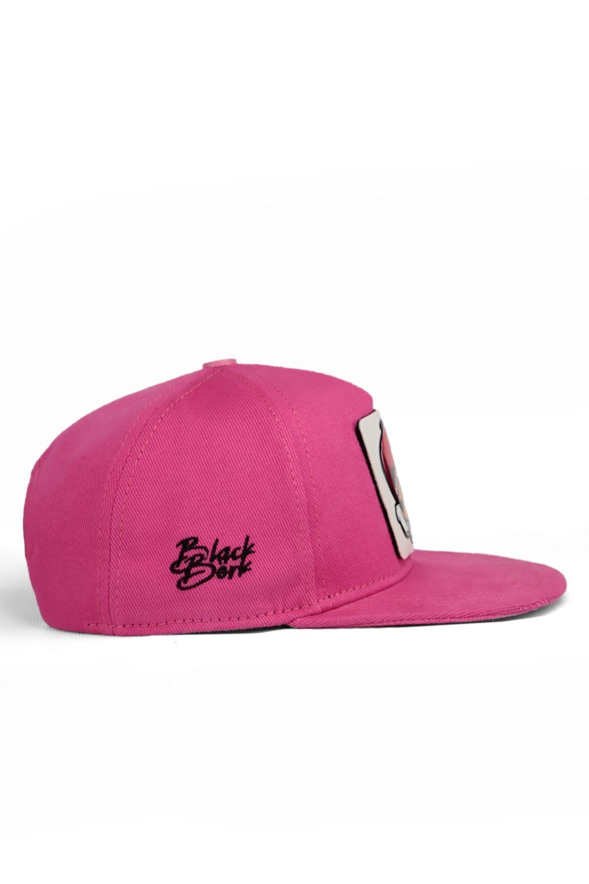 Hip Hop Kids Dudak Logolu Pembe Çocuk Beyzbol Şapka