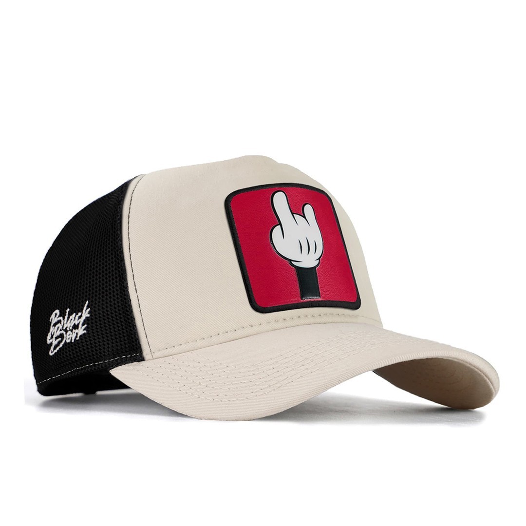 Bej-Siyah Şapka (Cap)