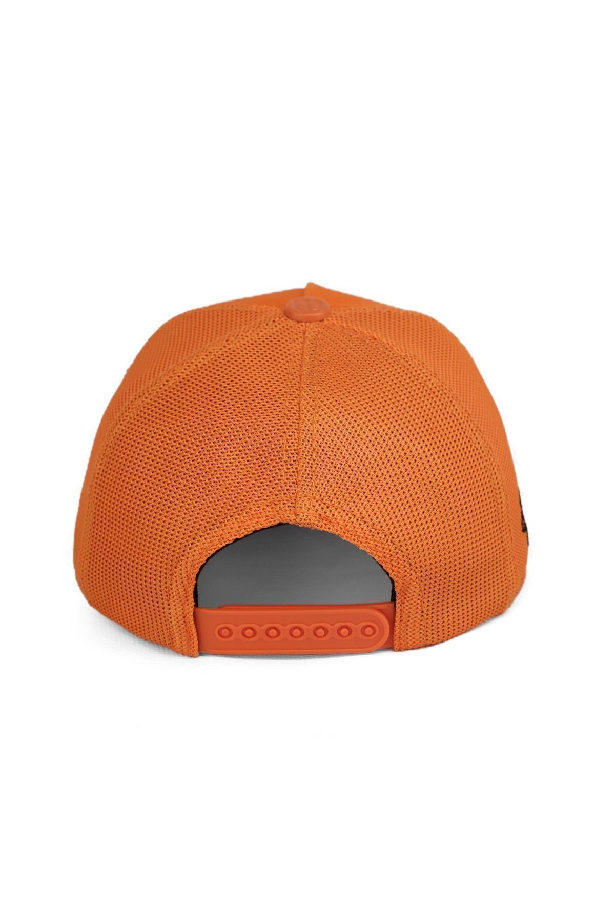 Hip Hop Kids Bukalemun Logolu Turuncu Çocuk Trucker Şapka