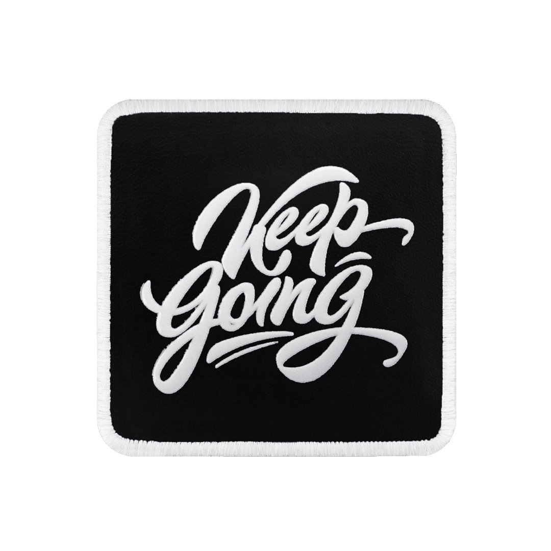 V1 Keep Going - 2sb Kod Logolu Unisex Siyah-Beyaz Bench (Patch)
