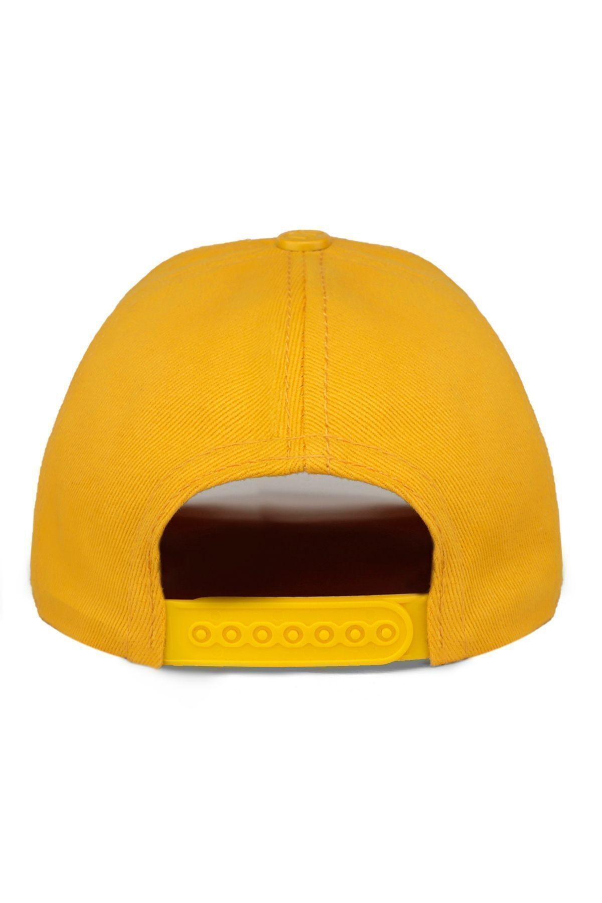 Kids Kovboy Logolu Sarı Çocuk Beyzbol Şapka