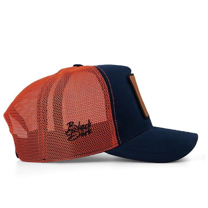 Navy Blue-Orange Hat (Cap)