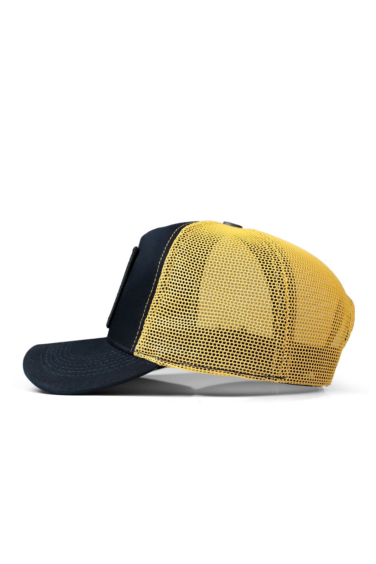 Panter Logolu Lacivert-Sarı Trucker Şapka