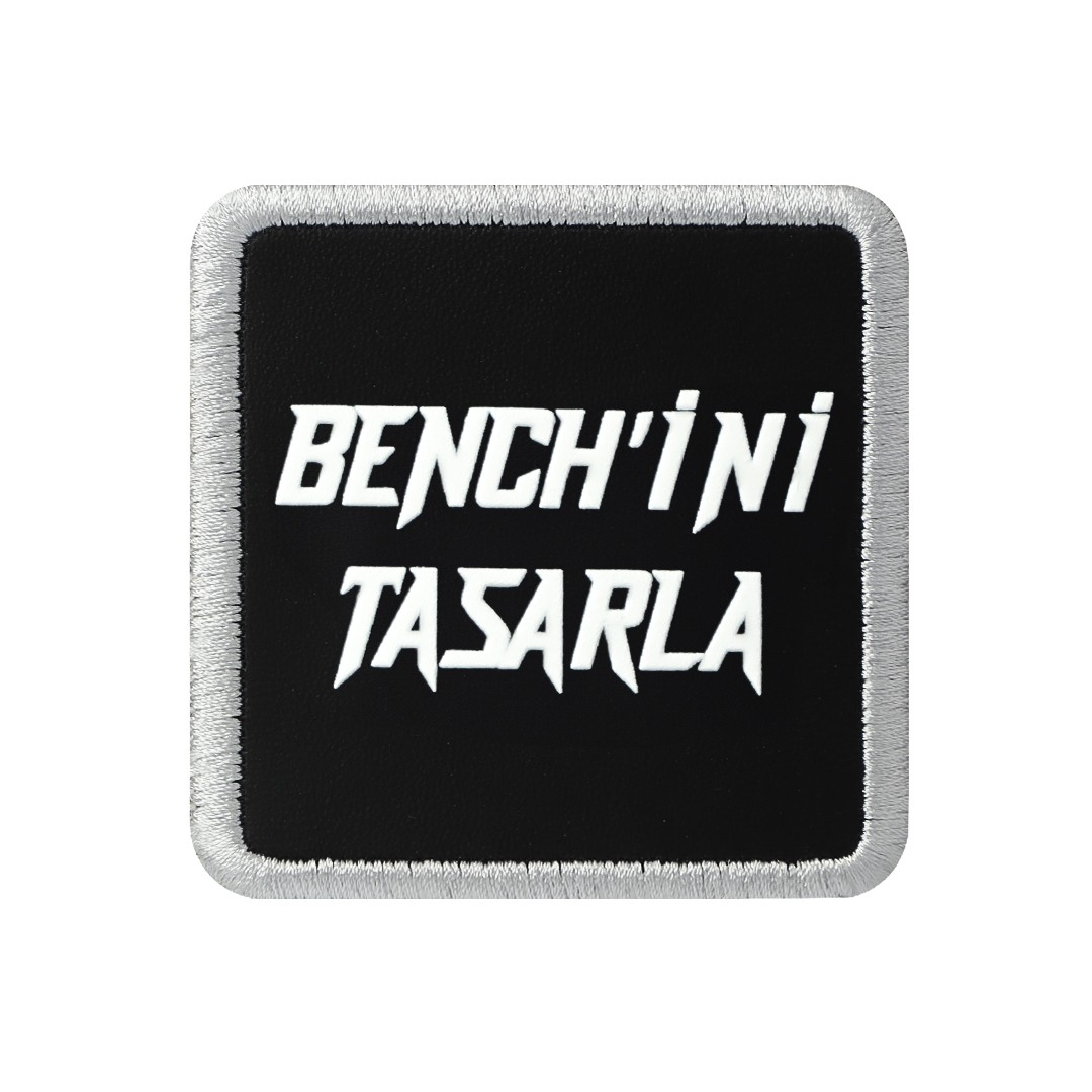 V1 Siyah-Beyaz Benchini Tasarla Unisex Bench (Patch)