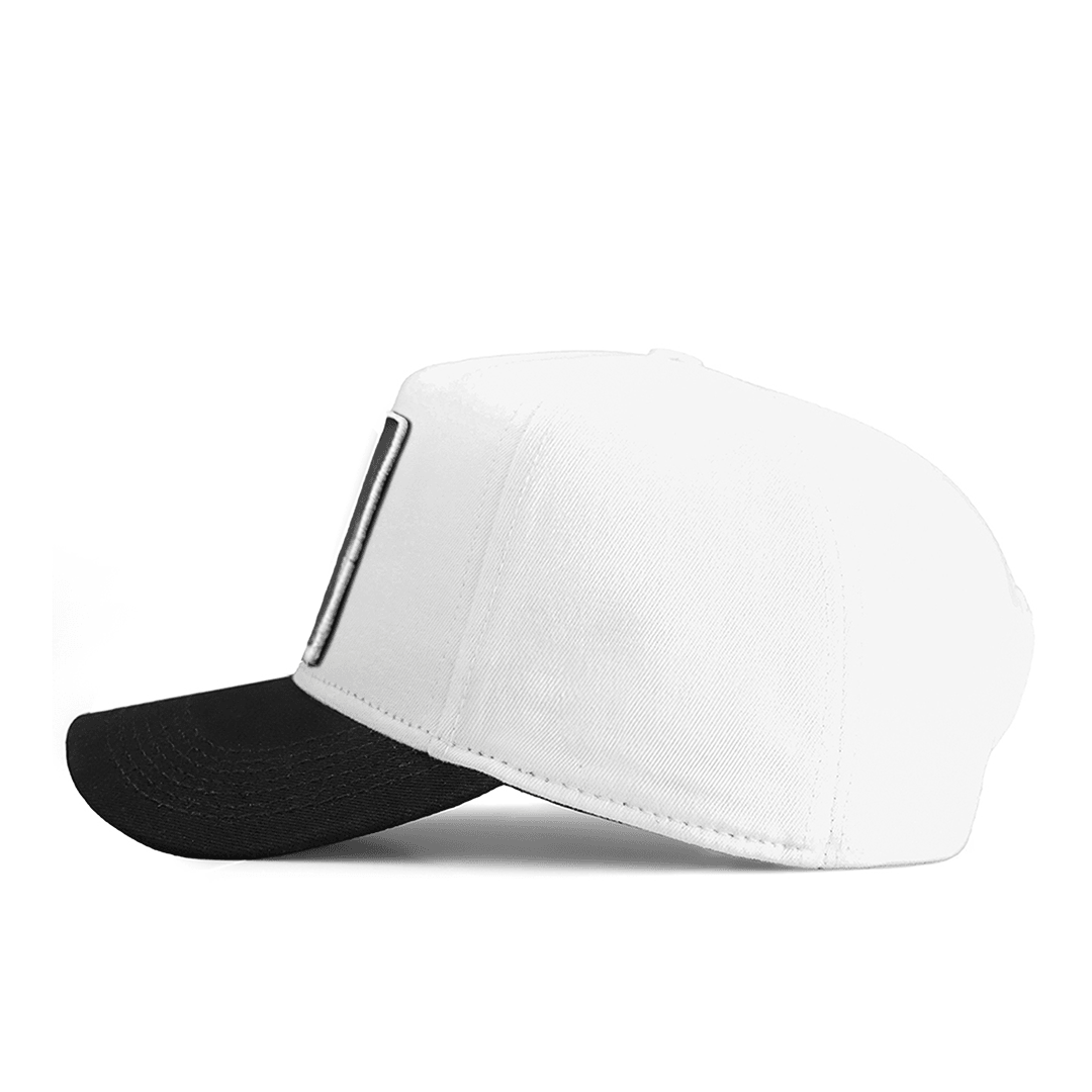 Fashion Beyaz-Siyah Şapka (Cap)