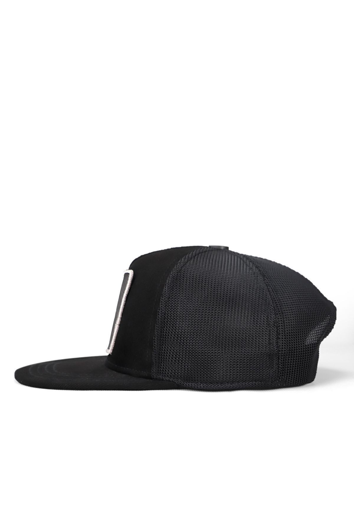 Hip Hop Kids Duckside Logolu Siyah Çocuk Trucker Şapka