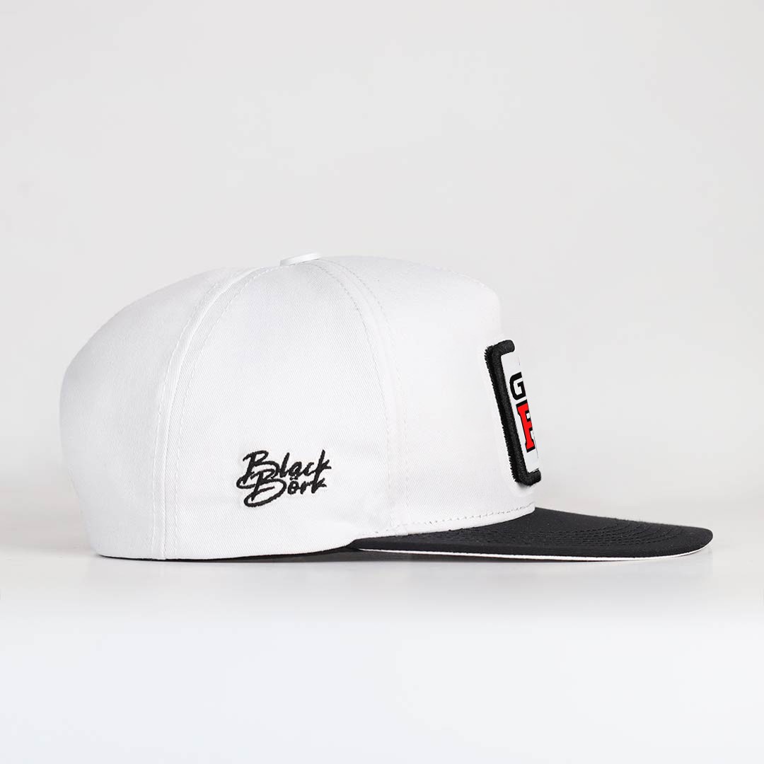 Beyaz-Lacivert Hip Hop Şapka