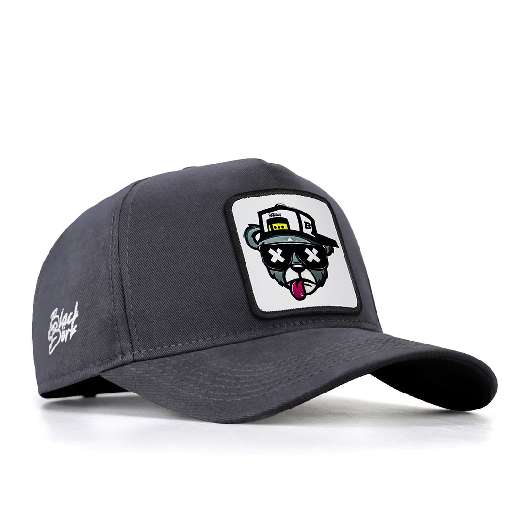 Antrasit Şapka (Cap) - Aslan - 7 Kod Logolu