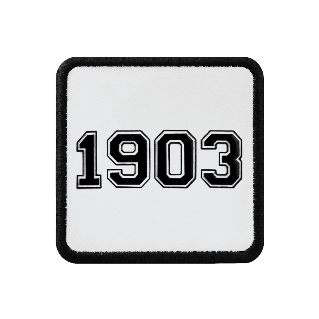 1903 - 1BS Kod Logolu Unisex Beyaz-Siyah Bench (Patch)