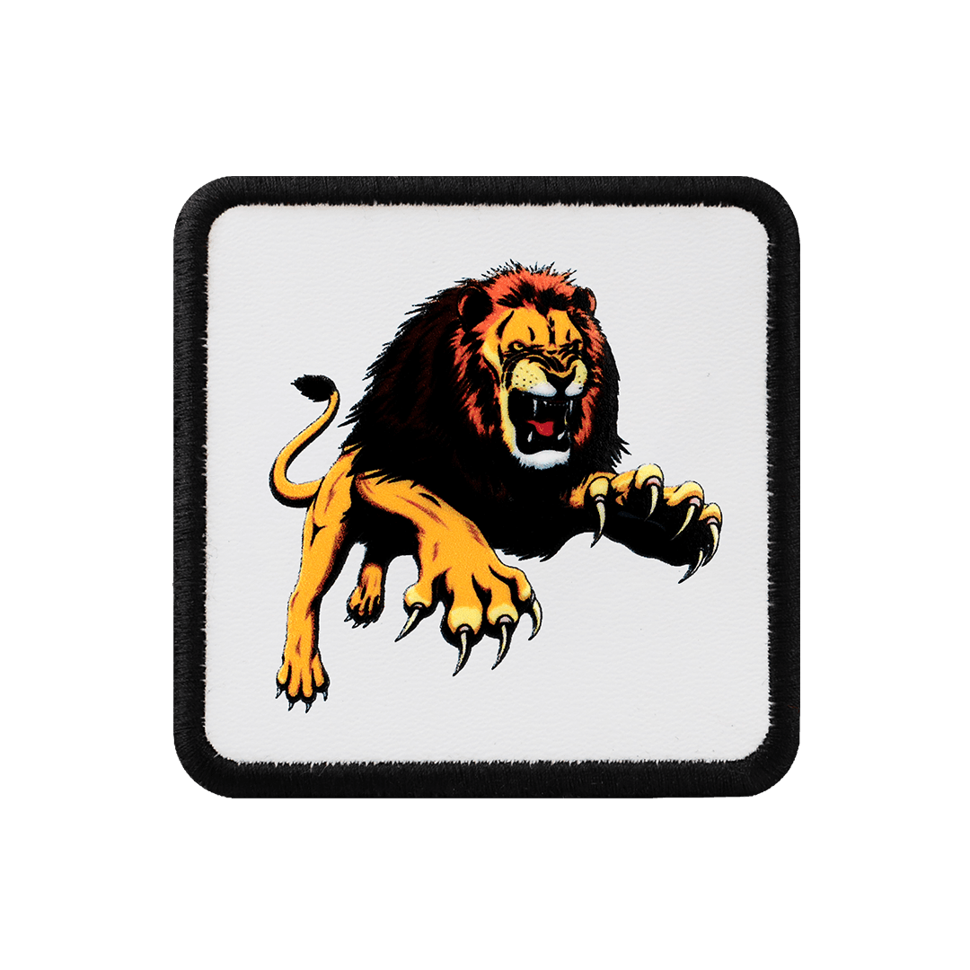 V1 Lion - Unisex White Bench (Patch) with 5bs Code Logo