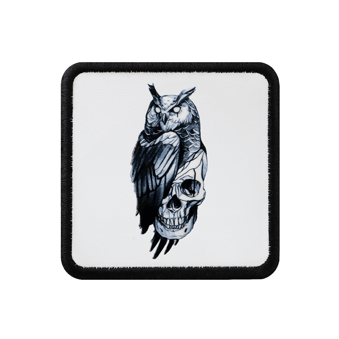 V1 Owl - Unisex White Bench (Patch) with 3bs Code Logo