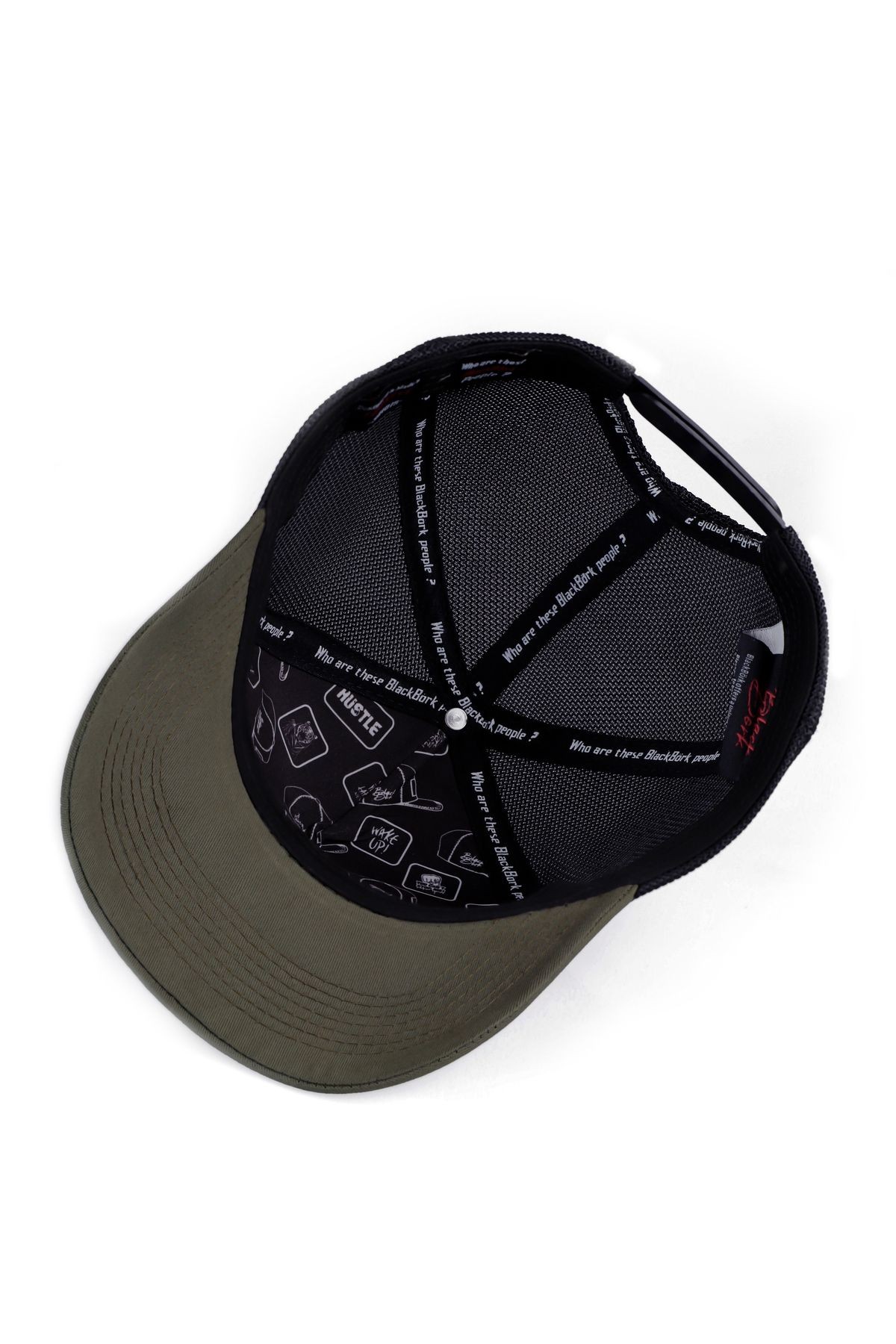 Tomorrow is another day Logolu Haki-Siyah Trucker Şapka