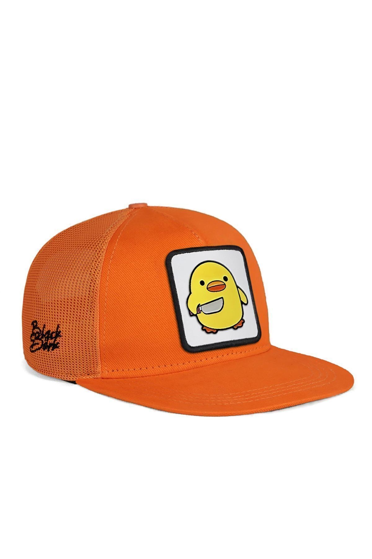 Hip Hop Kids Civciv Logolu Turuncu Çocuk Trucker Şapka