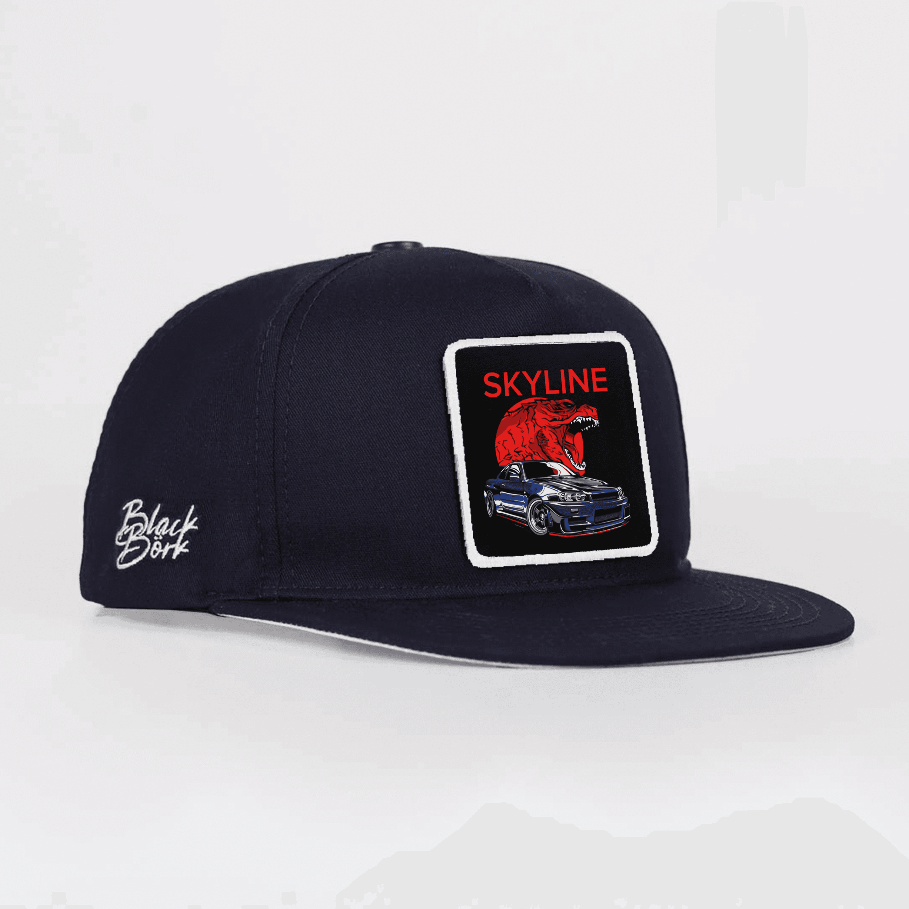 DM Logolu Lacivert Hip Hop Şapka