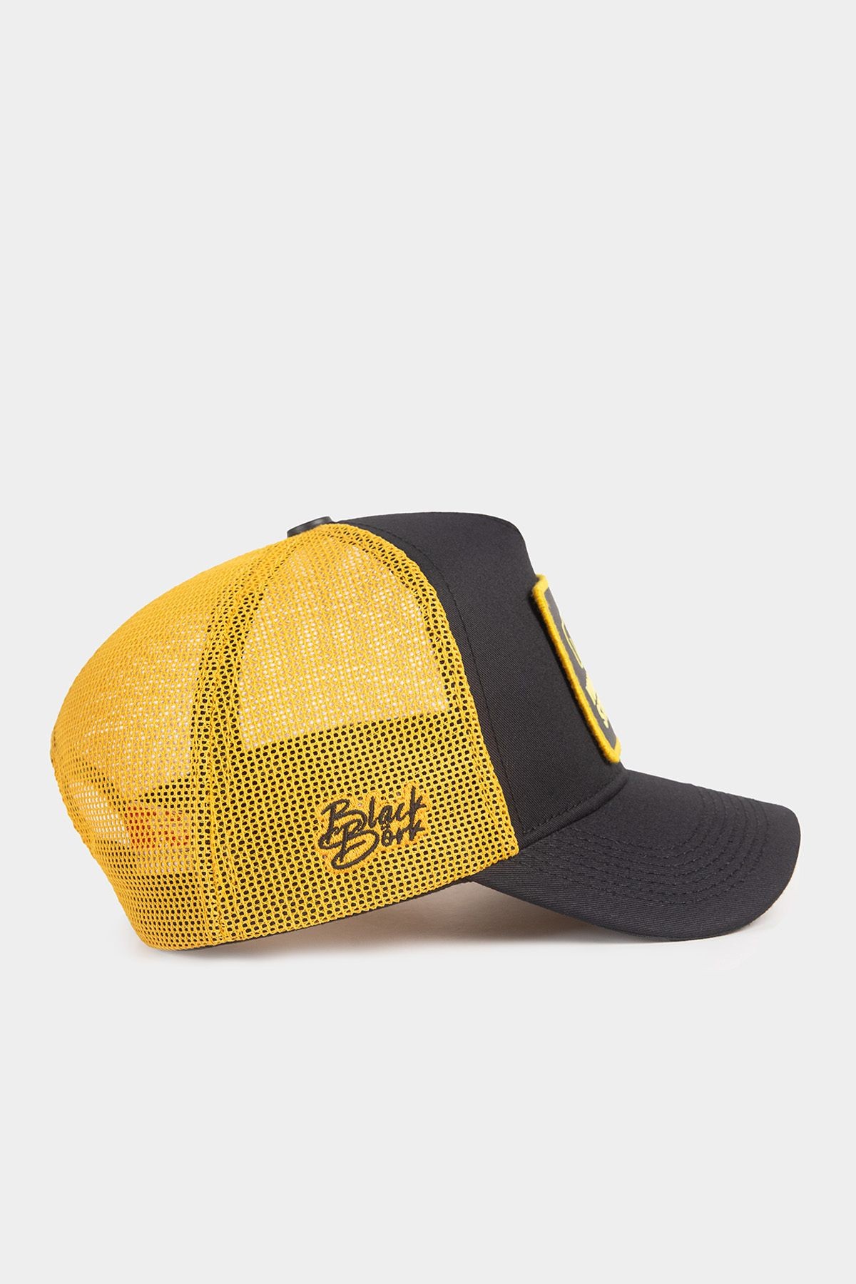 You Can t Stop Me Logolu Siyah-Sarı Trucker Şapka
