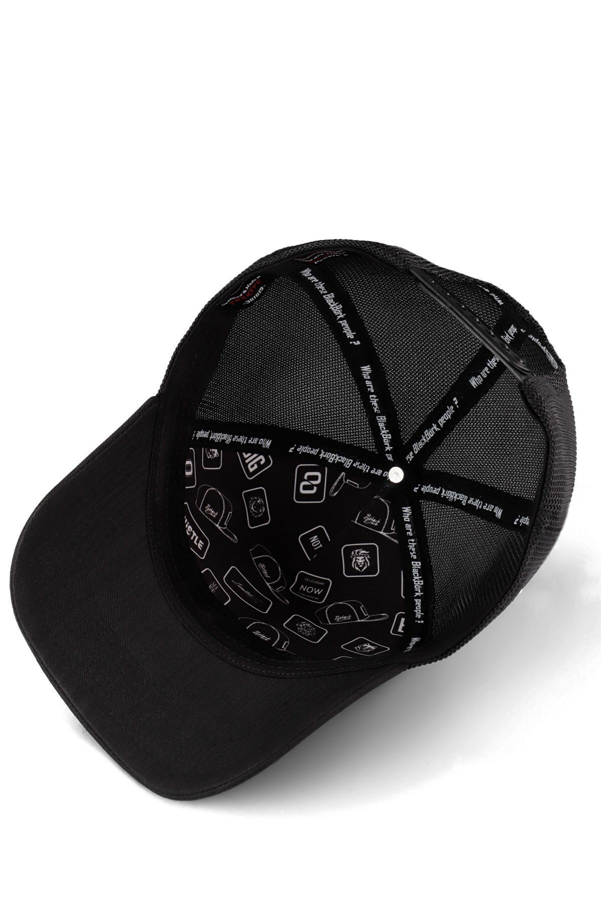 Back To Future Logolu Siyah Trucker Şapka