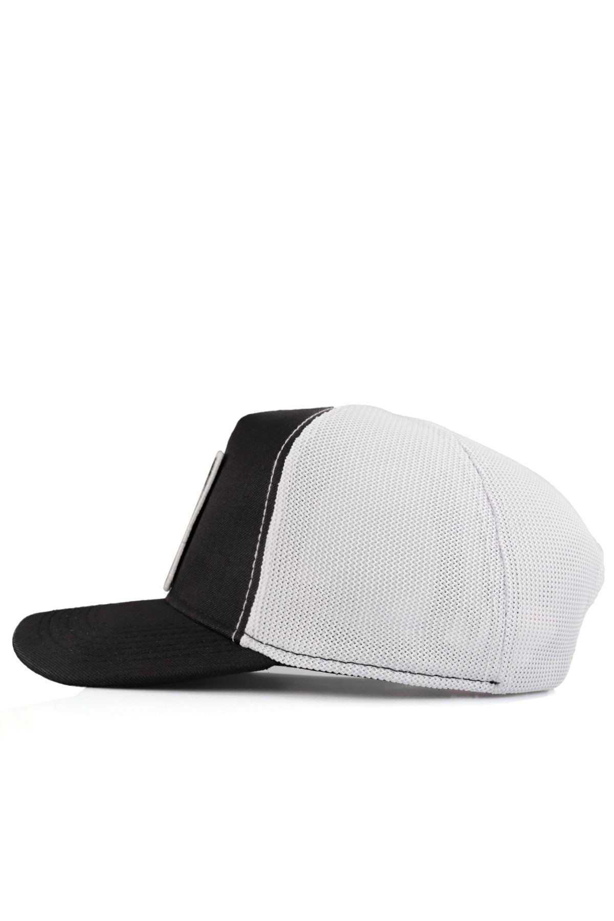 Cordura Not Today Logolu Siyah-Beyaz Trucker Şapka