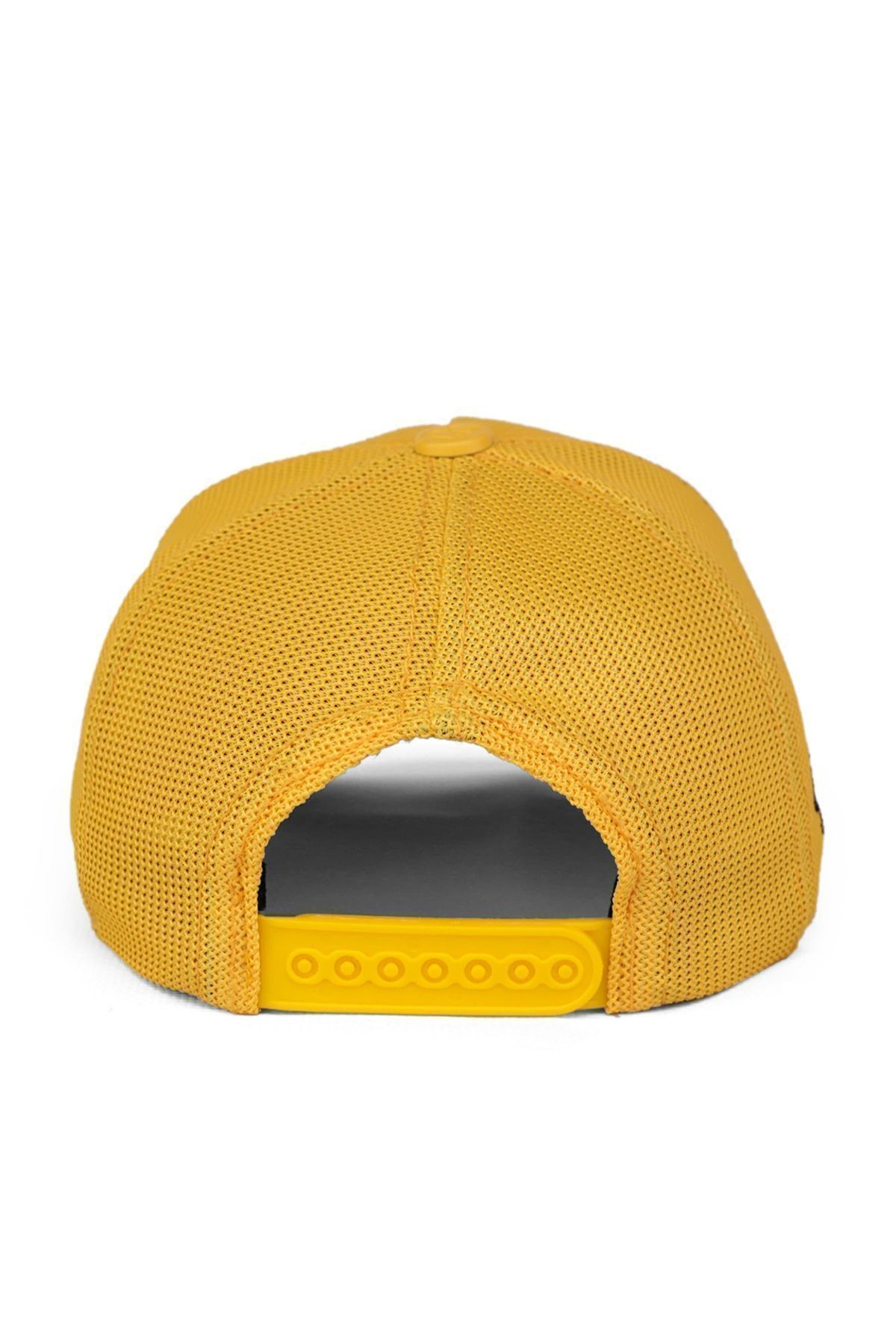 Hip Hop Kids Bukalemun Logolu Sarı Çocuk Trucker Şapka