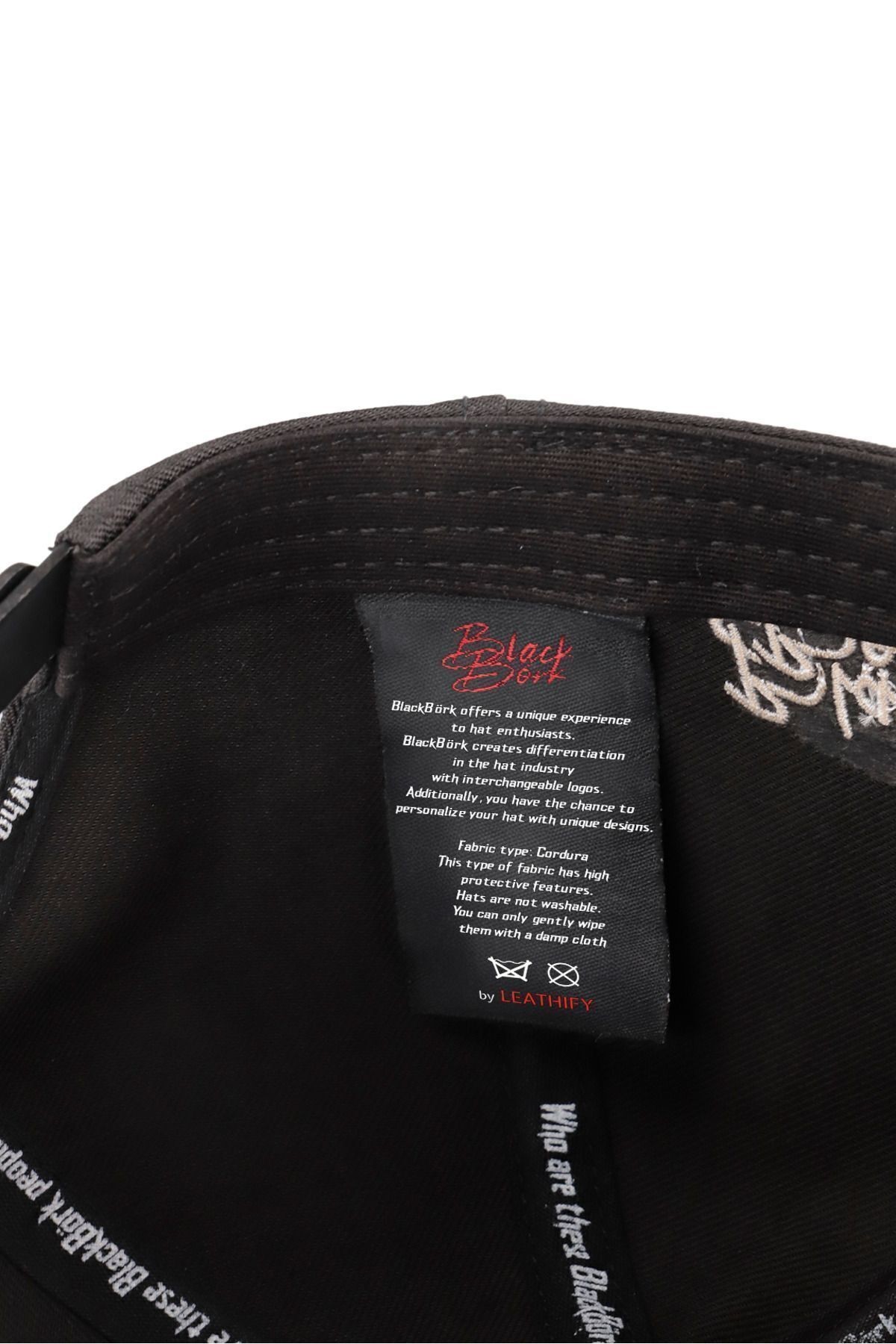 Cordura Boğa Logolu Siyah Trucker Şapka