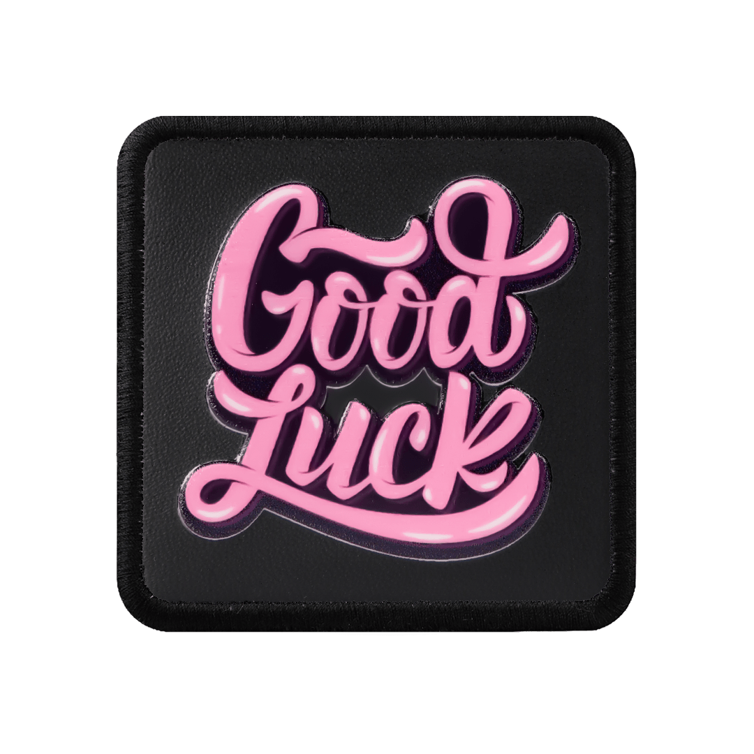 V1 Good Luck - 1 Kod Logolu Unisex Siyah Bench (Patch)