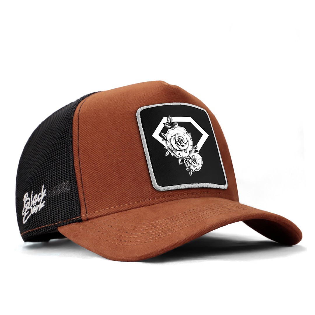 Fashion Camel-Siyah Şapka (Cap) - F - 5 Kod Logolu