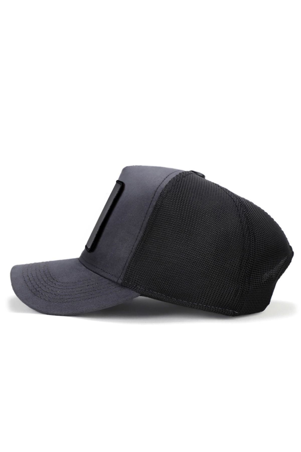 Ikon - 1 Kaan Lisanlı Antrasit-Siyah Trucker Şapka