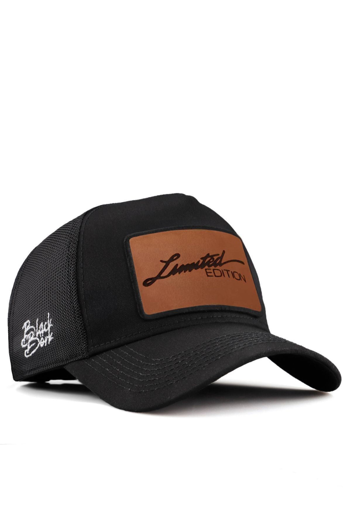 Limited Edition Logolu Siyah Trucker Şapka