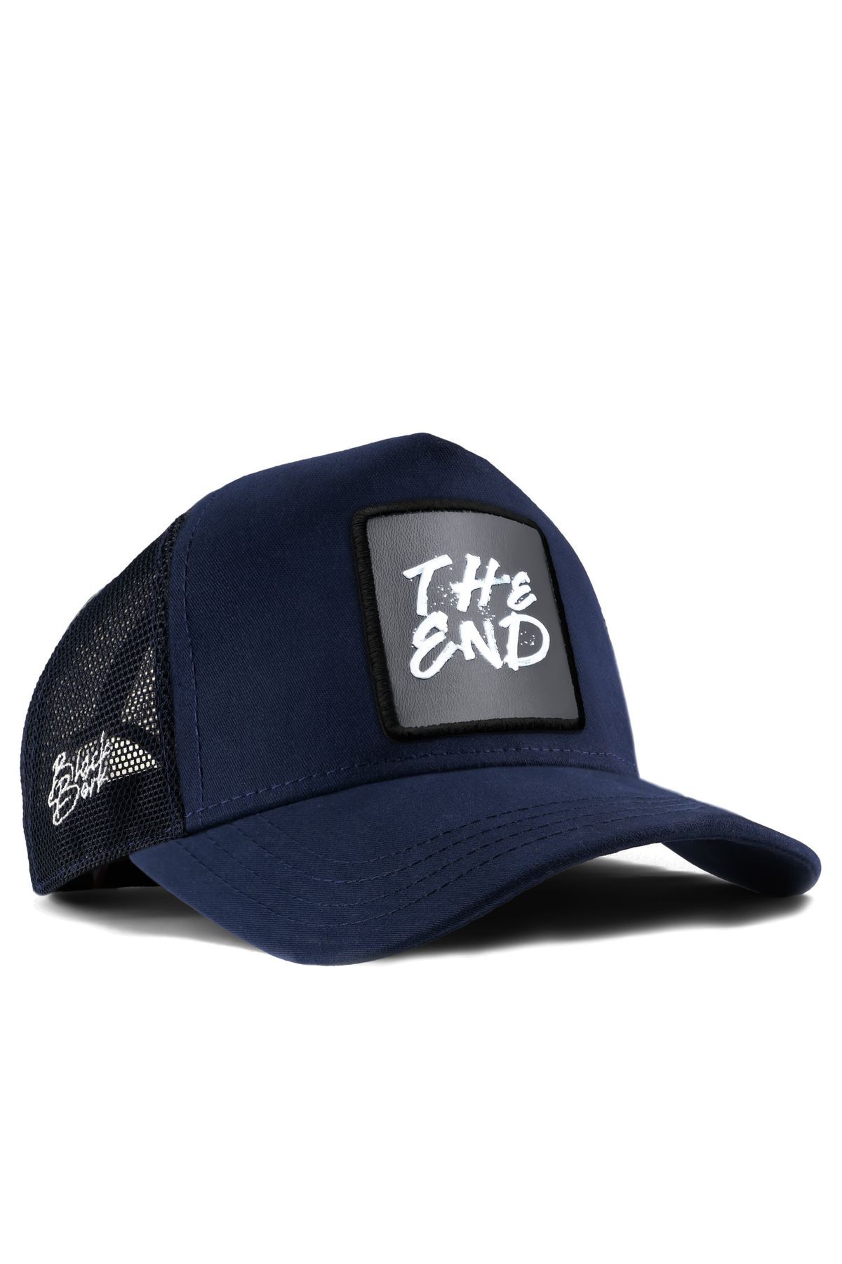 The End Logolu Lacivert Trucker Şapka