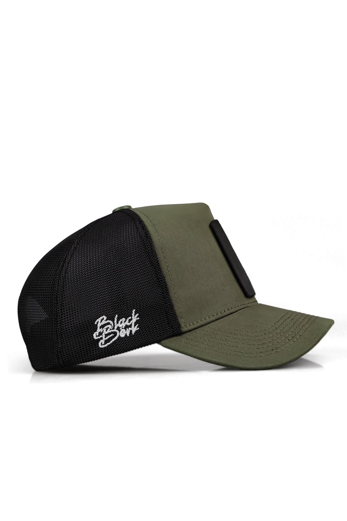 Why So Serious Logolu Haki-Siyah Trucker Şapka