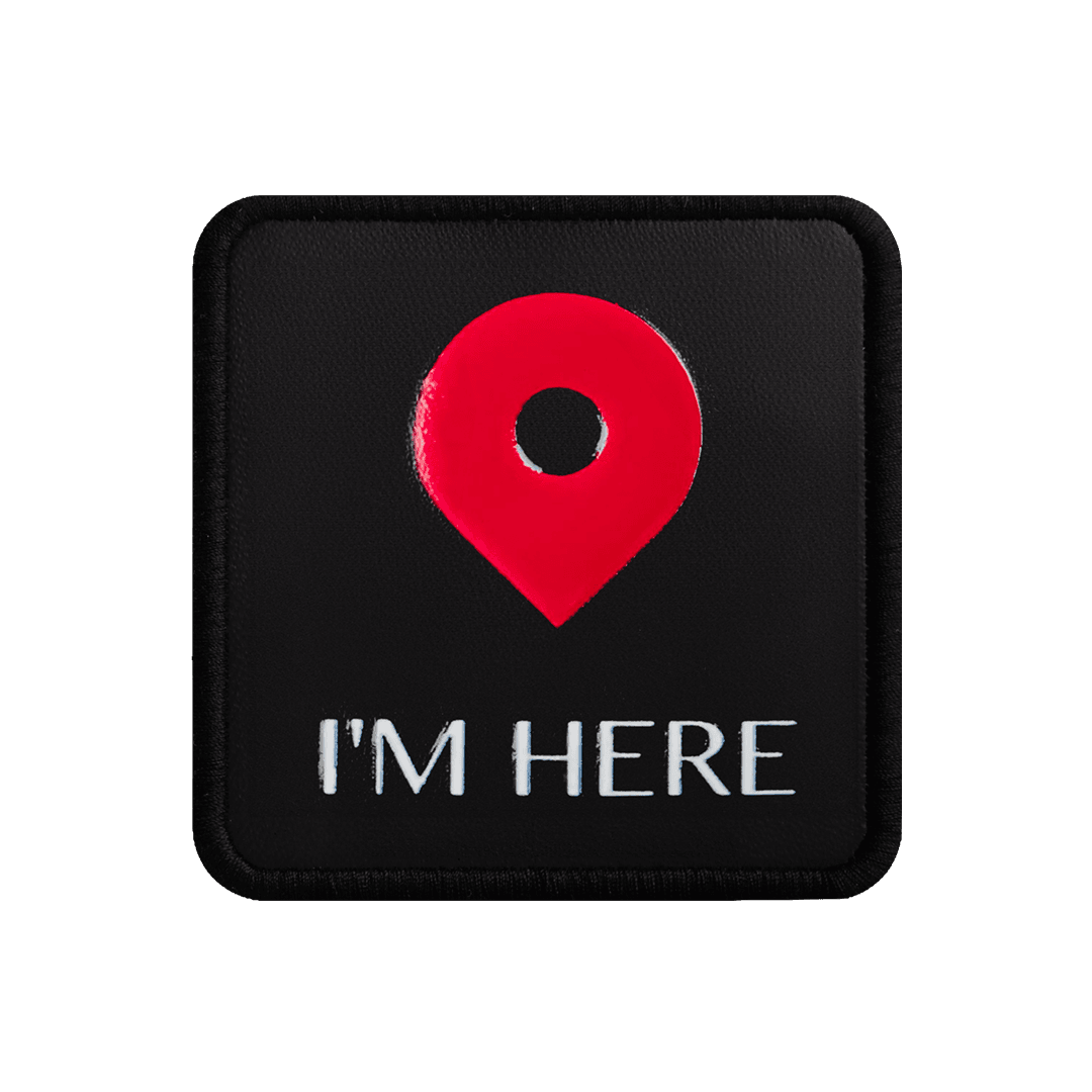 V1 I'm Here - 1ss Kod Logolu Unisex Siyah-Siyah Bench (Patch)