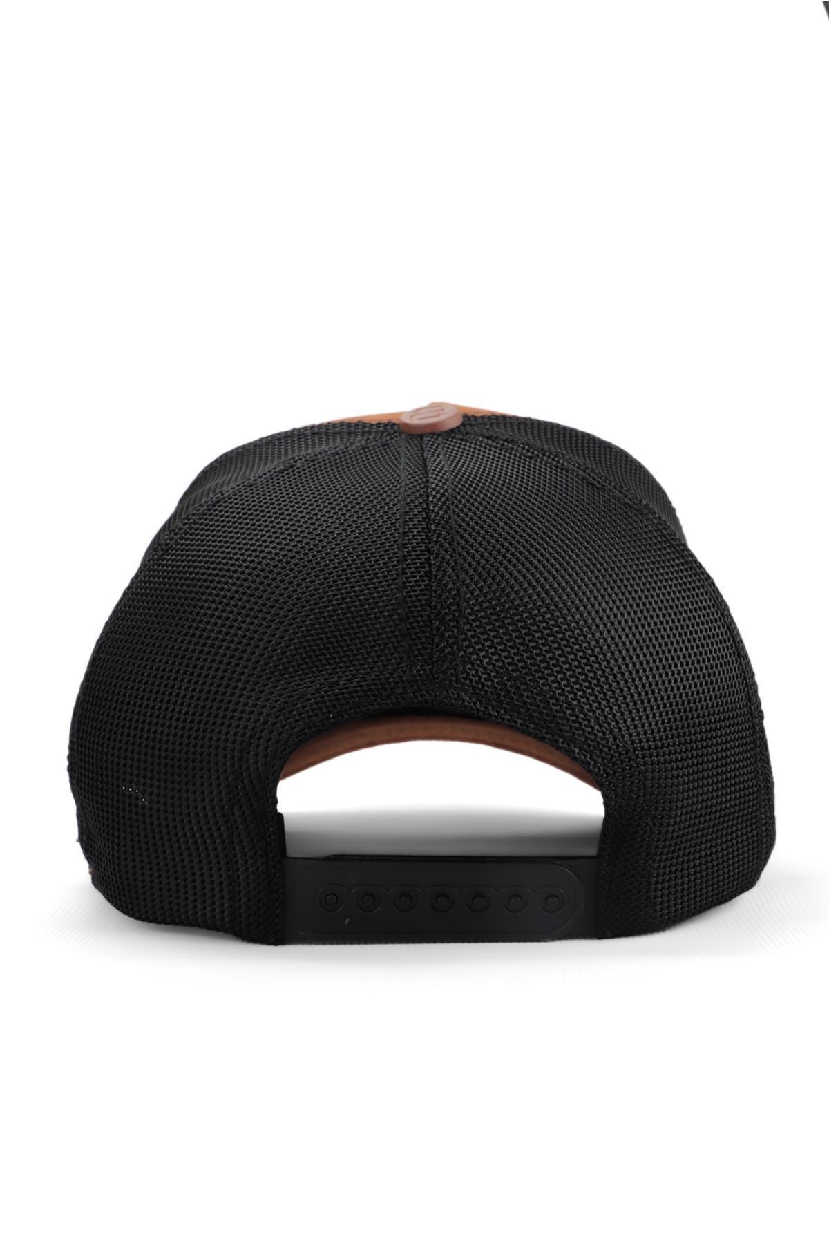 Jokzilla Logolu Camel-Siyah Trucker Şapka
