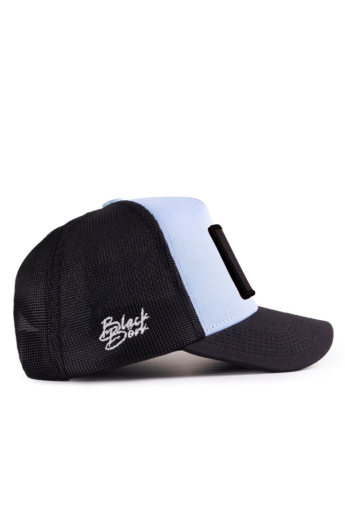 Tomorrow Is Another Day Logolu Siyah-Buz Mavi Trucker Şapka
