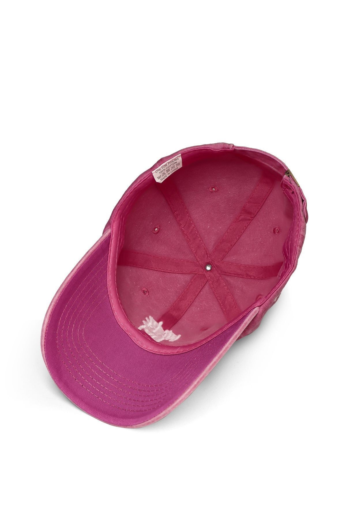 Vintage Beyzbol Pembe Şapka