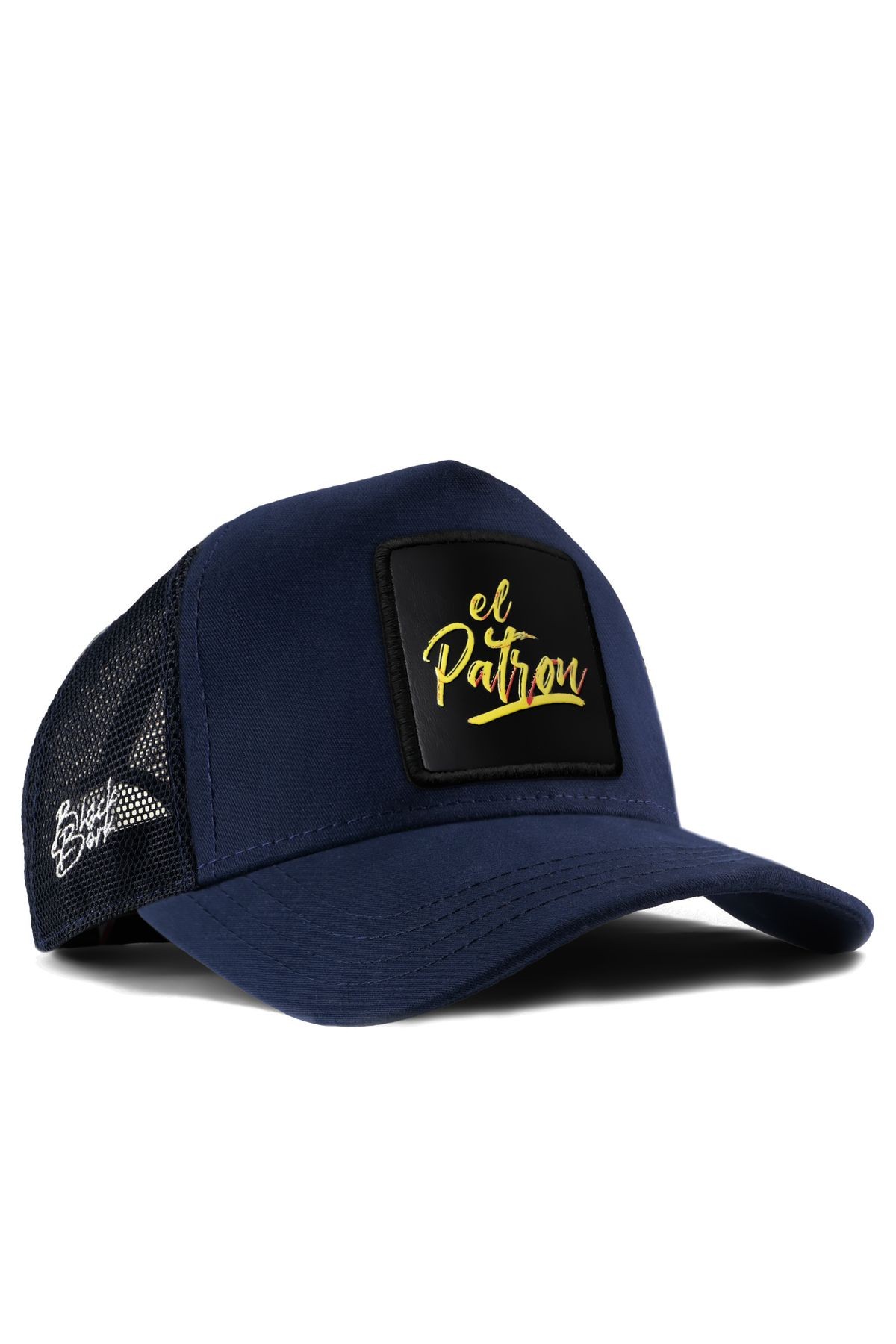 El Patron Logolu Lacivert Trucker Şapka