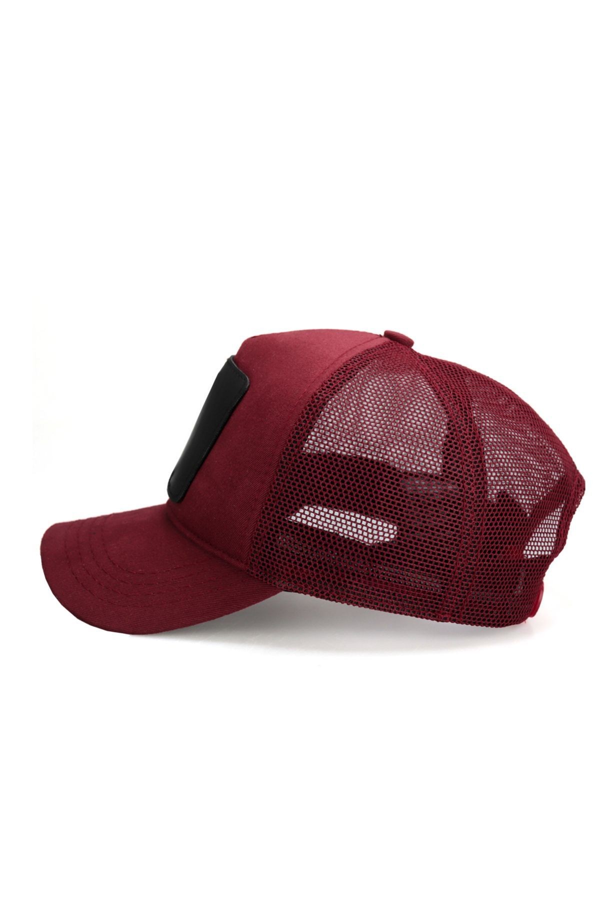 Tilki Logolu Bordo Trucker Şapka
