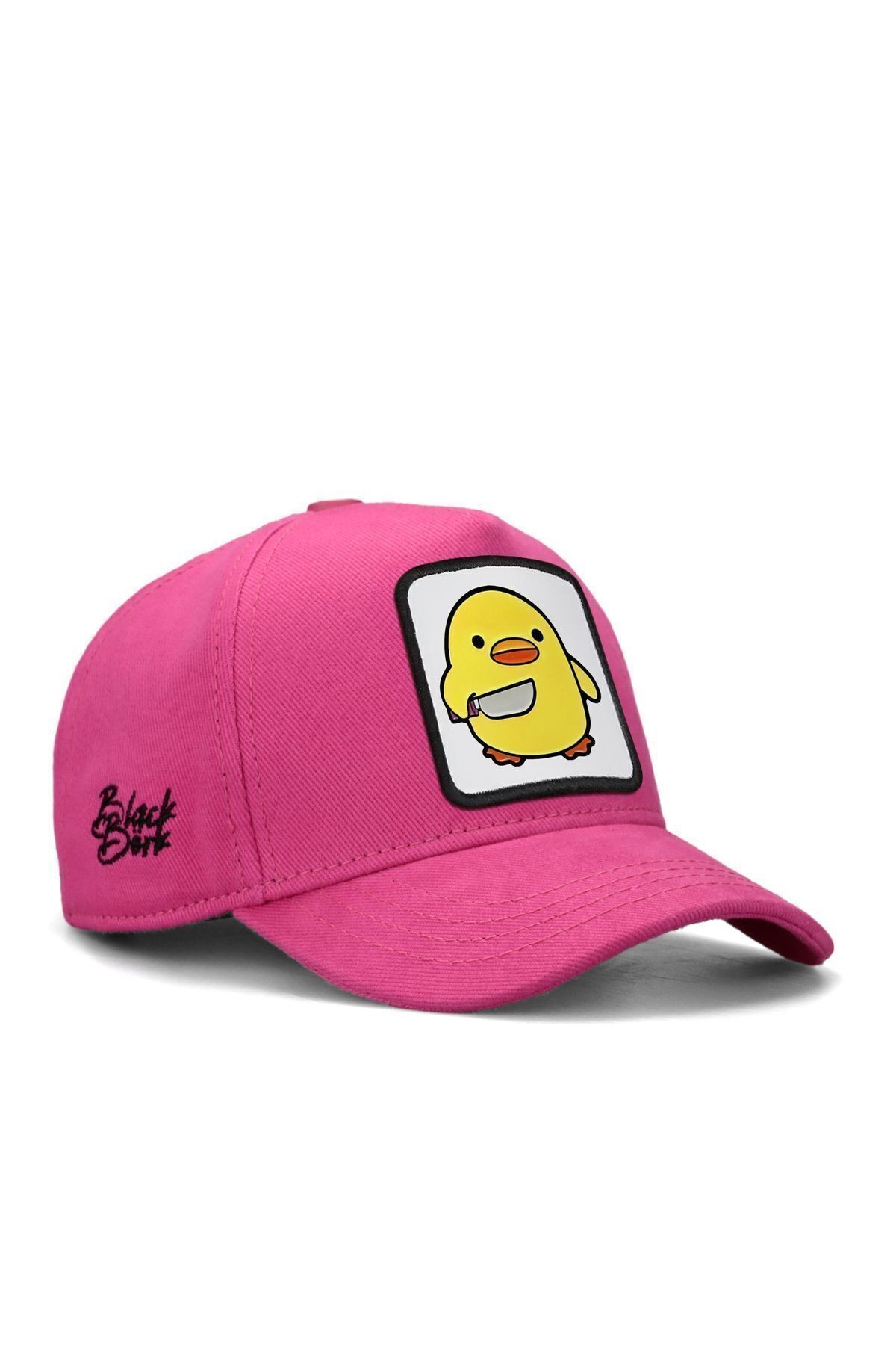 Kids Civciv Logolu Pembe Çocuk Beyzbol Şapka