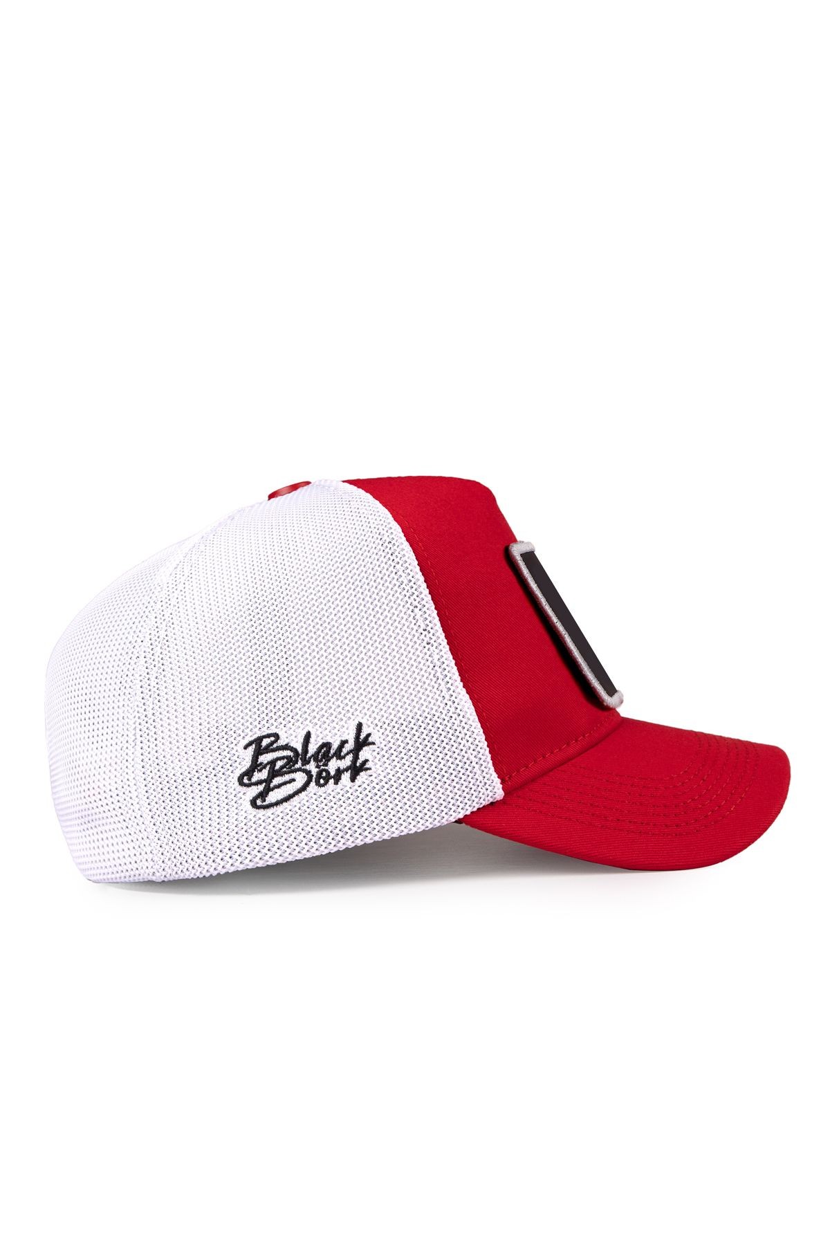 Gym Mode On Logolu Kırmızı-Beyaz Trucker Şapka