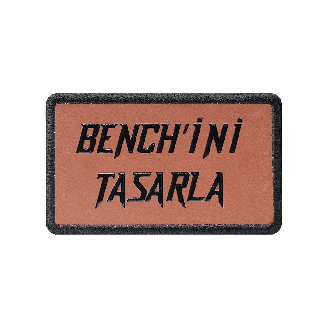 V2 Camel-Siyah Benchini Tasarla Unisex Bench (Patch)