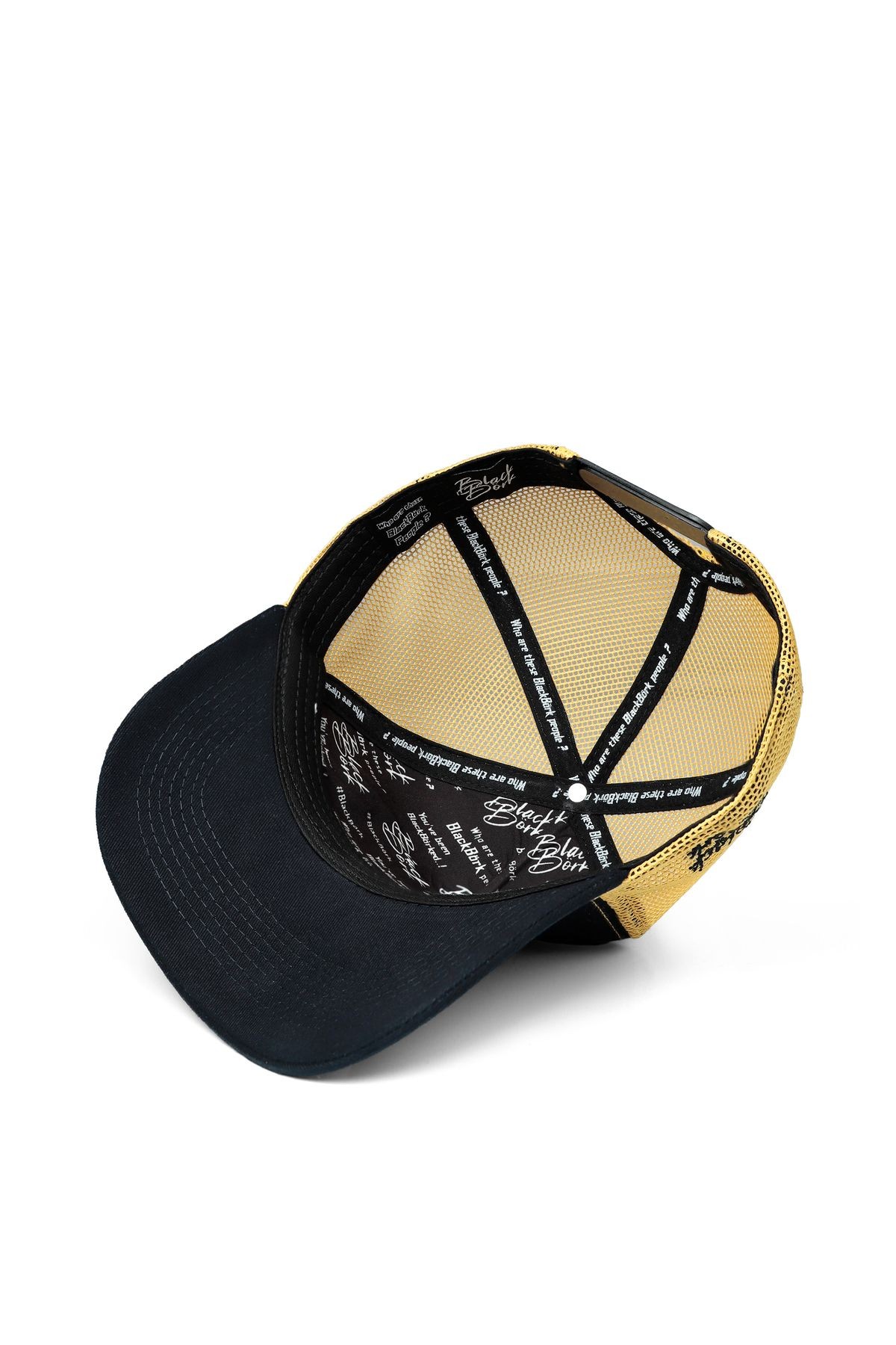 Panter Logolu Lacivert-Sarı Trucker Şapka