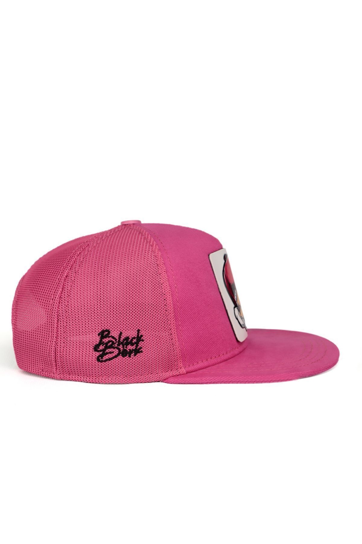 Hip Hop Kids Bukalemun Logolu Pembe Çocuk Trucker Şapka