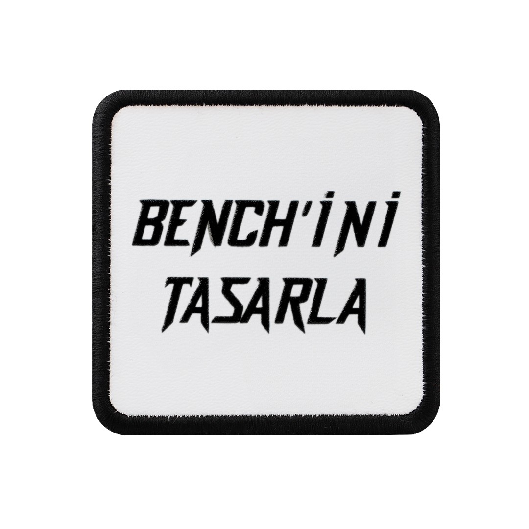 V1 Beyaz-Siyah Benchini Tasarla Unisex Bench (Patch)