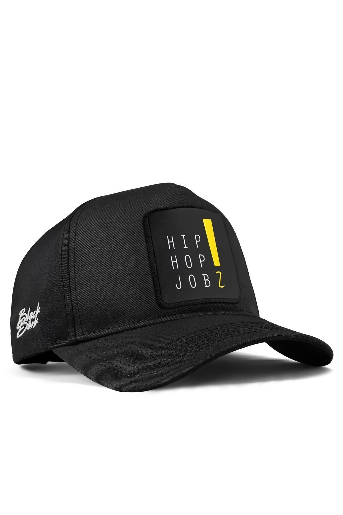 Hip Hop Jobz Logolu Siyah Beyzbol Şapka