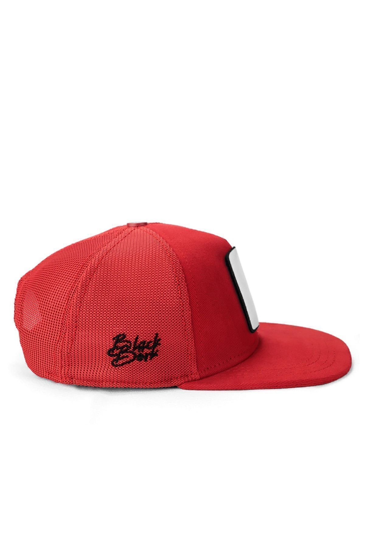 Hip Hop Kids Ayı Logolu Kırmızı Çocuk Trucker Şapka