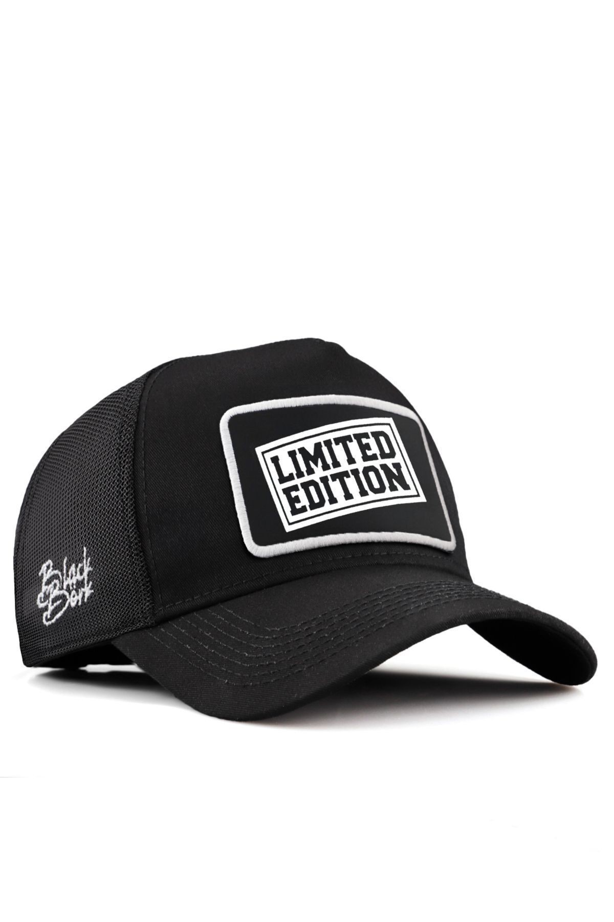 Limited Edition Logolu Siyah Trucker Şapka